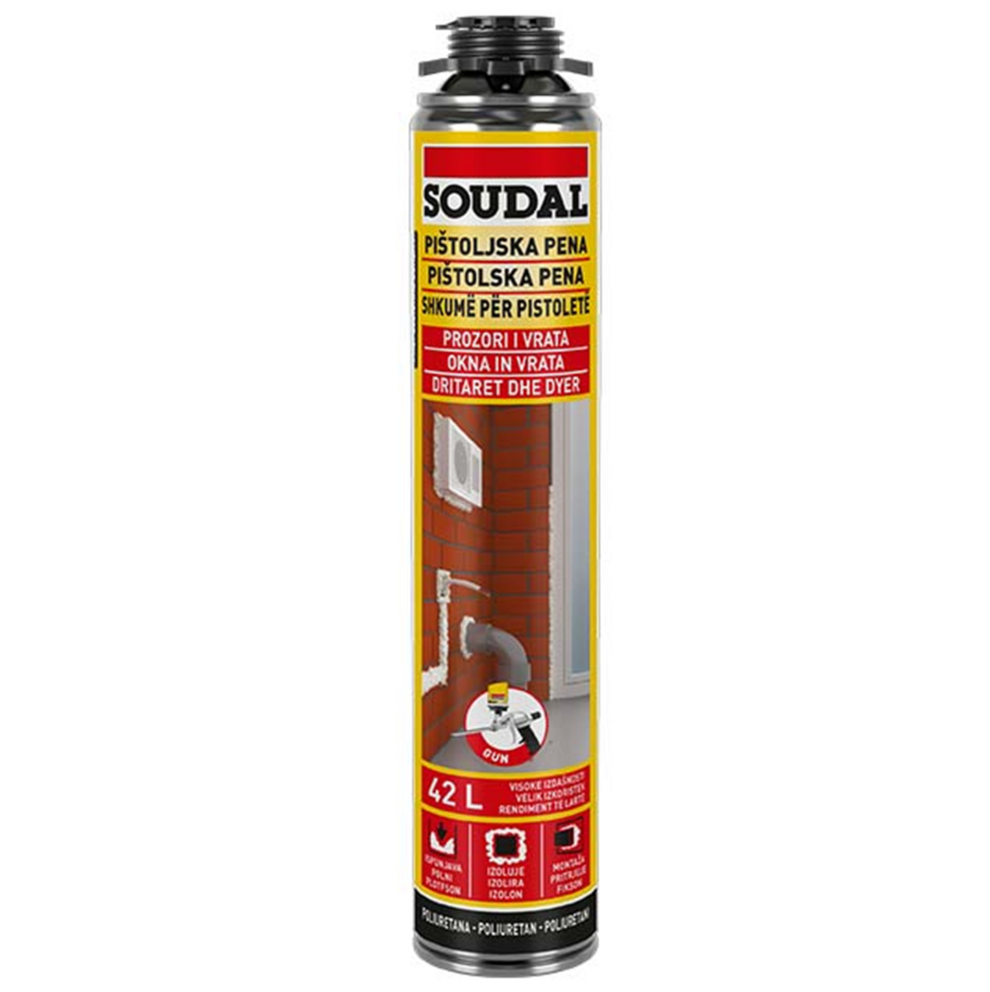 SOUDAFOAM GUN W&D 750ml